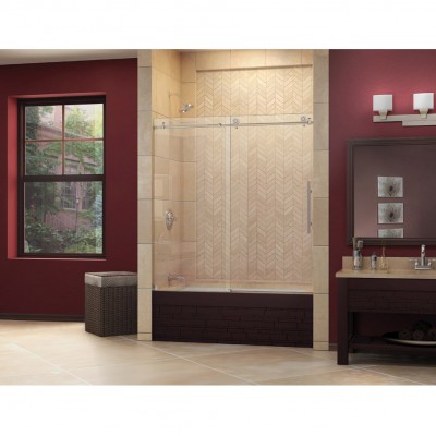 Hotel tub shower enclosures bathtub glass door frameless glass shower door